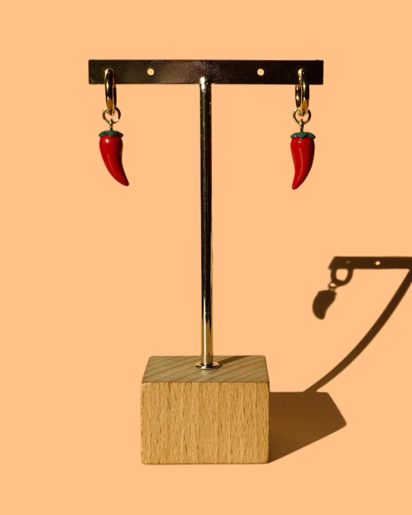 Chili Pepper Charm Earrings