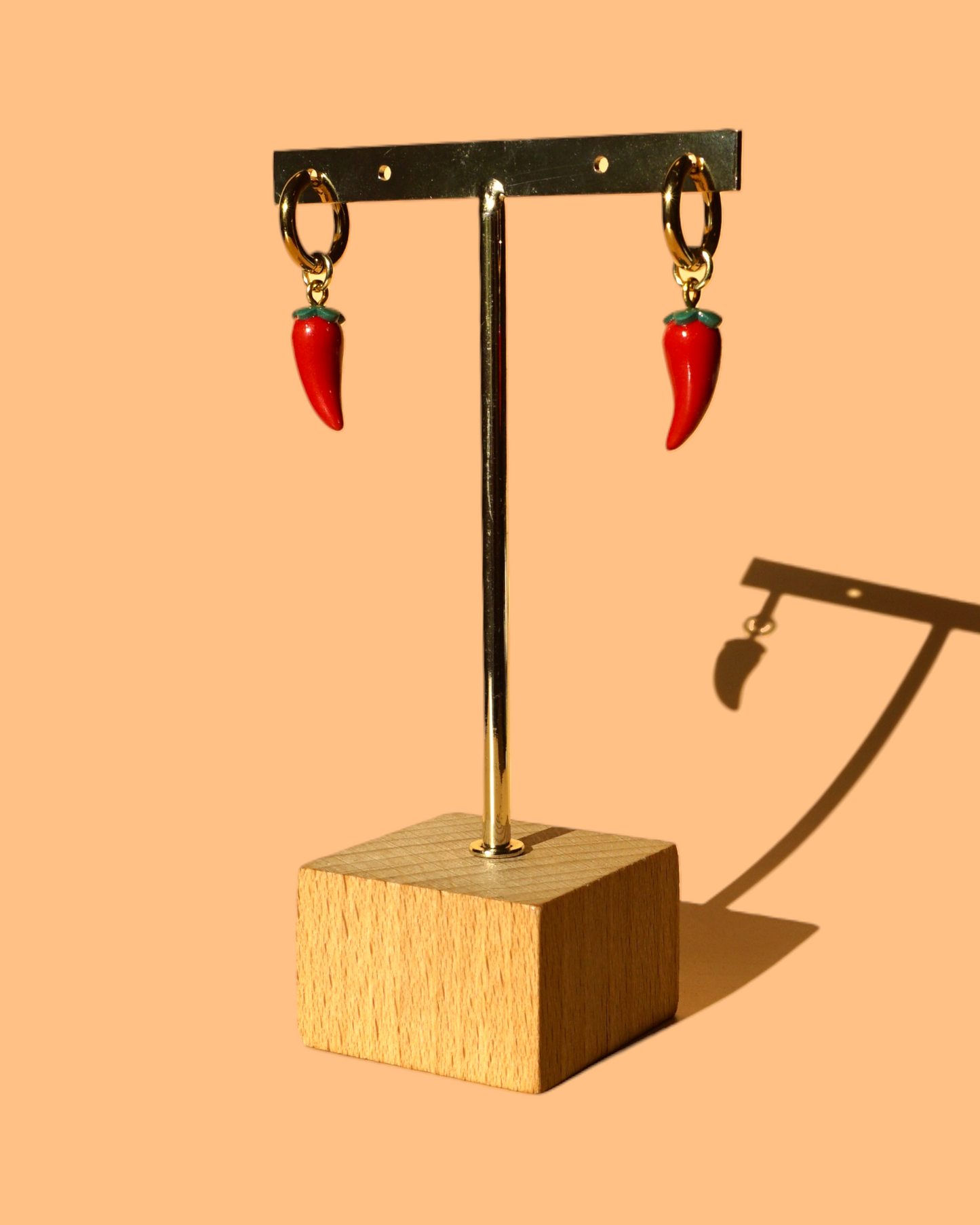 Chili Pepper Charm Earrings
