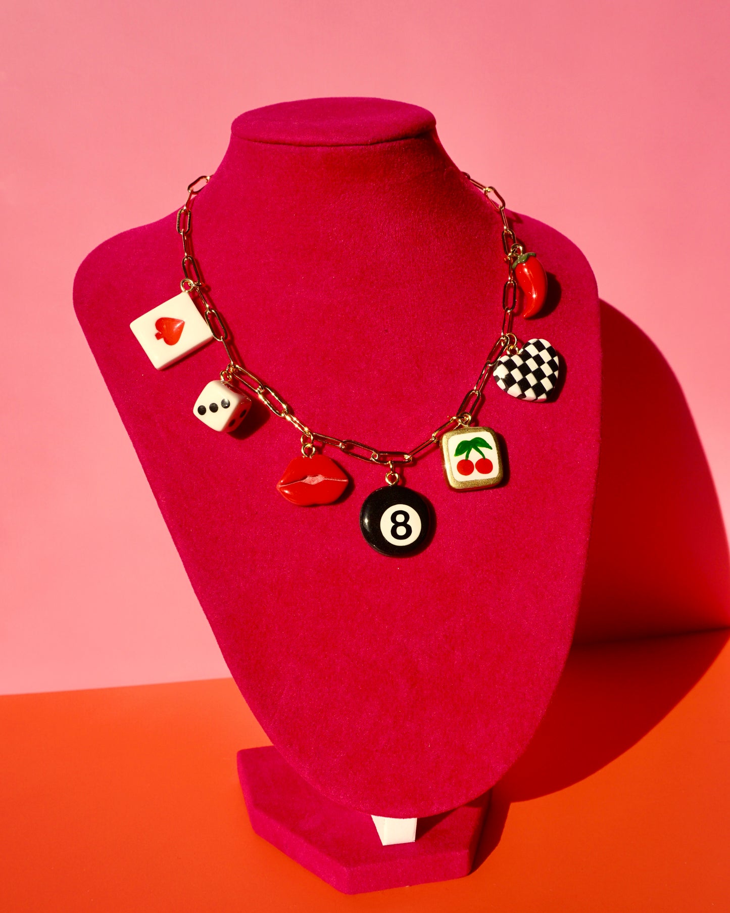 Hot Streak No. 2 Multi-Charm Necklace - MADE TO ORDER