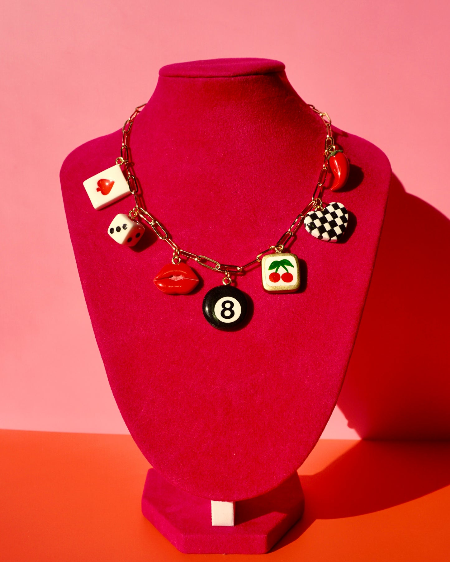 Hot Streak No. 2 Multi-Charm Necklace - MADE TO ORDER