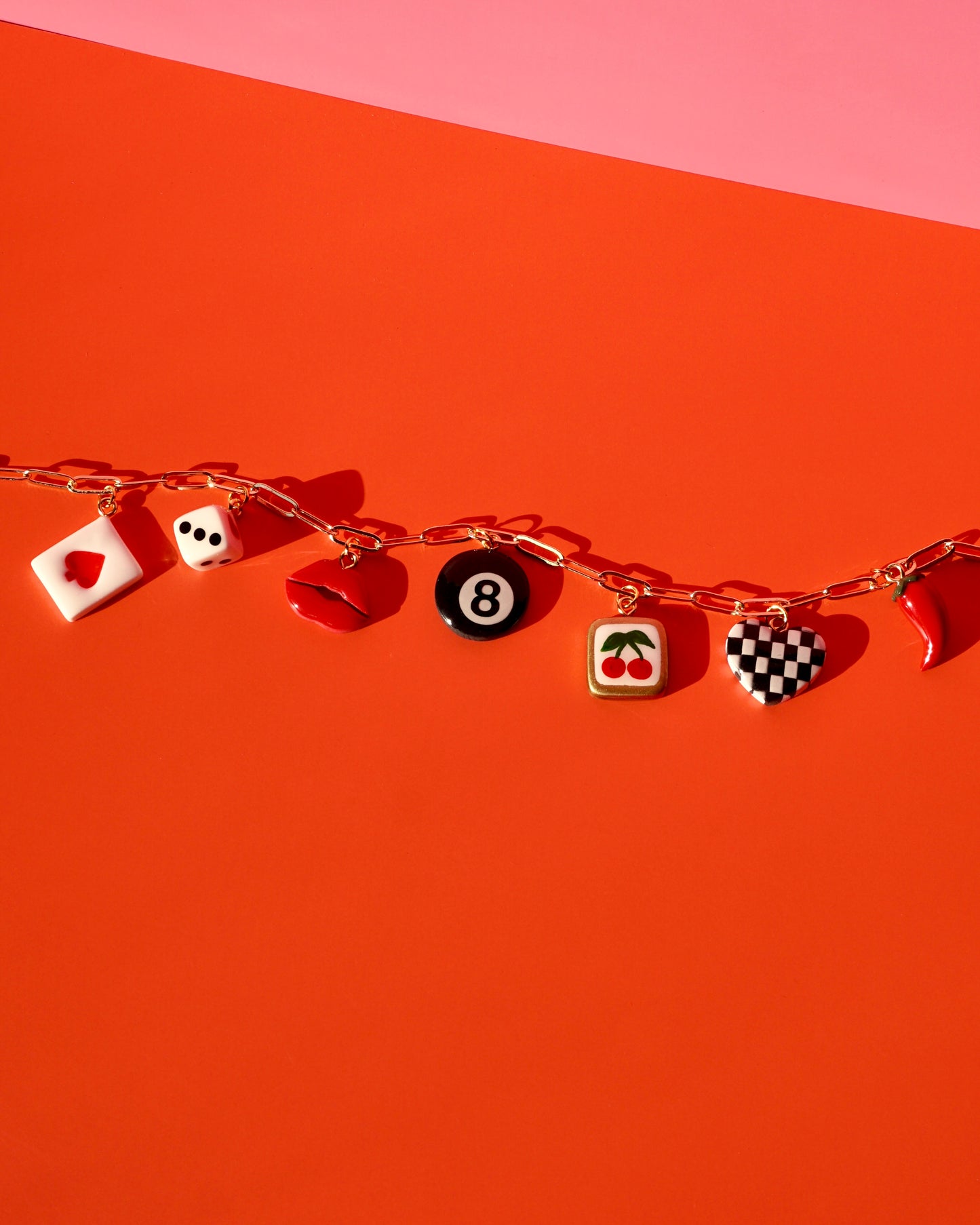 Hot Streak No. 2 Multi-Charm Necklace - MADE TO ORDER