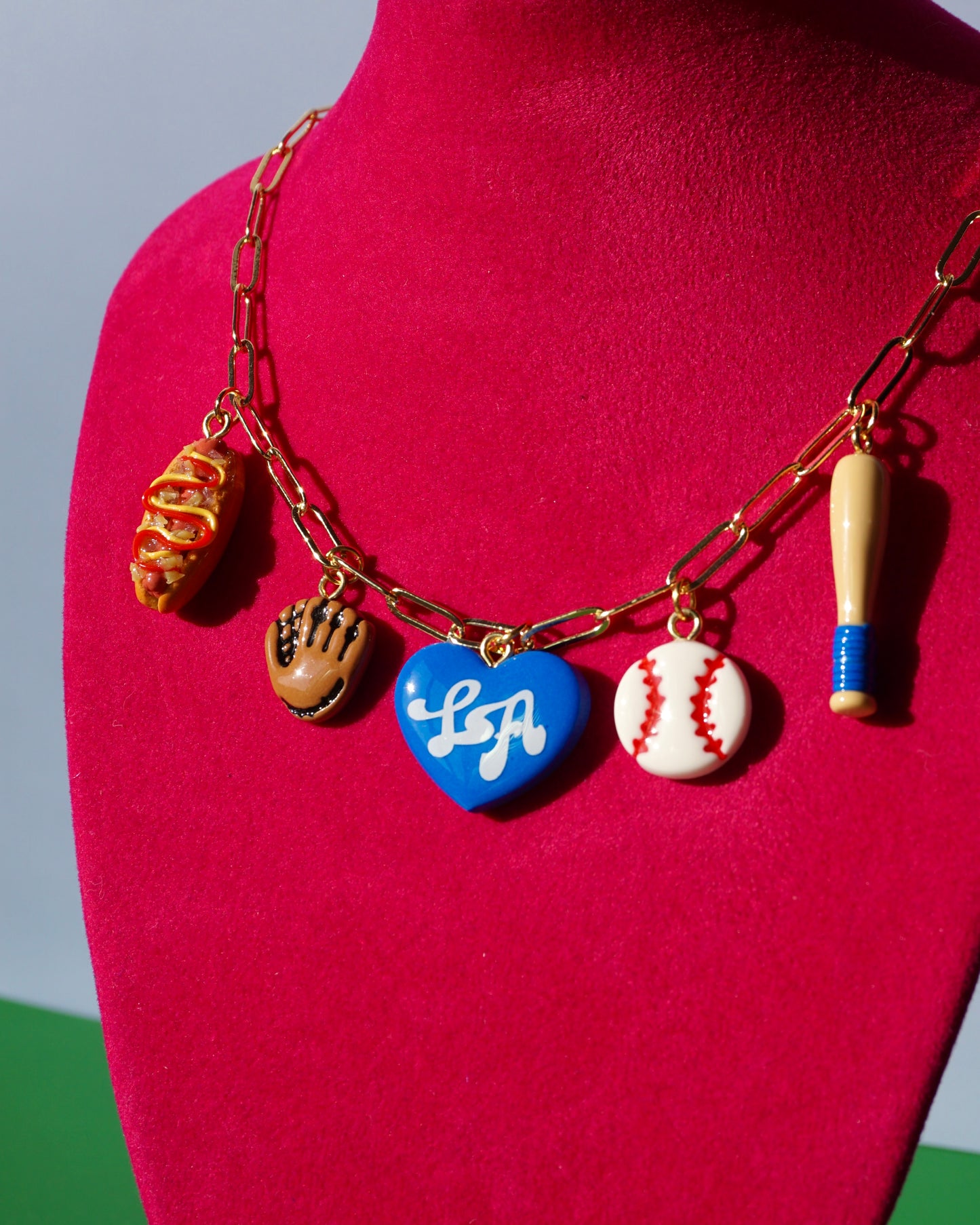 LA Dodgers Multi-Charm Necklace PRE-ORDER