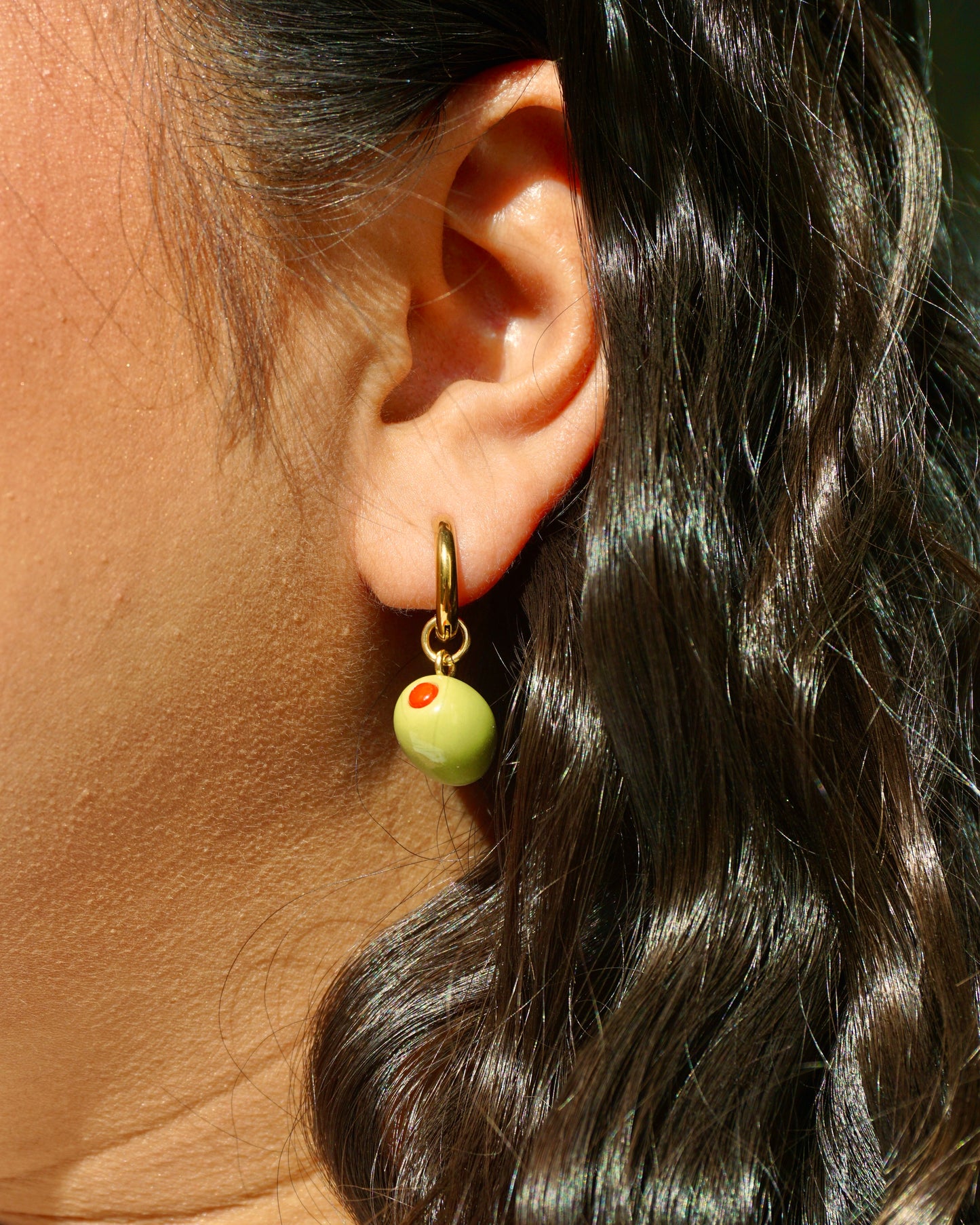 Olive Charm Earrings