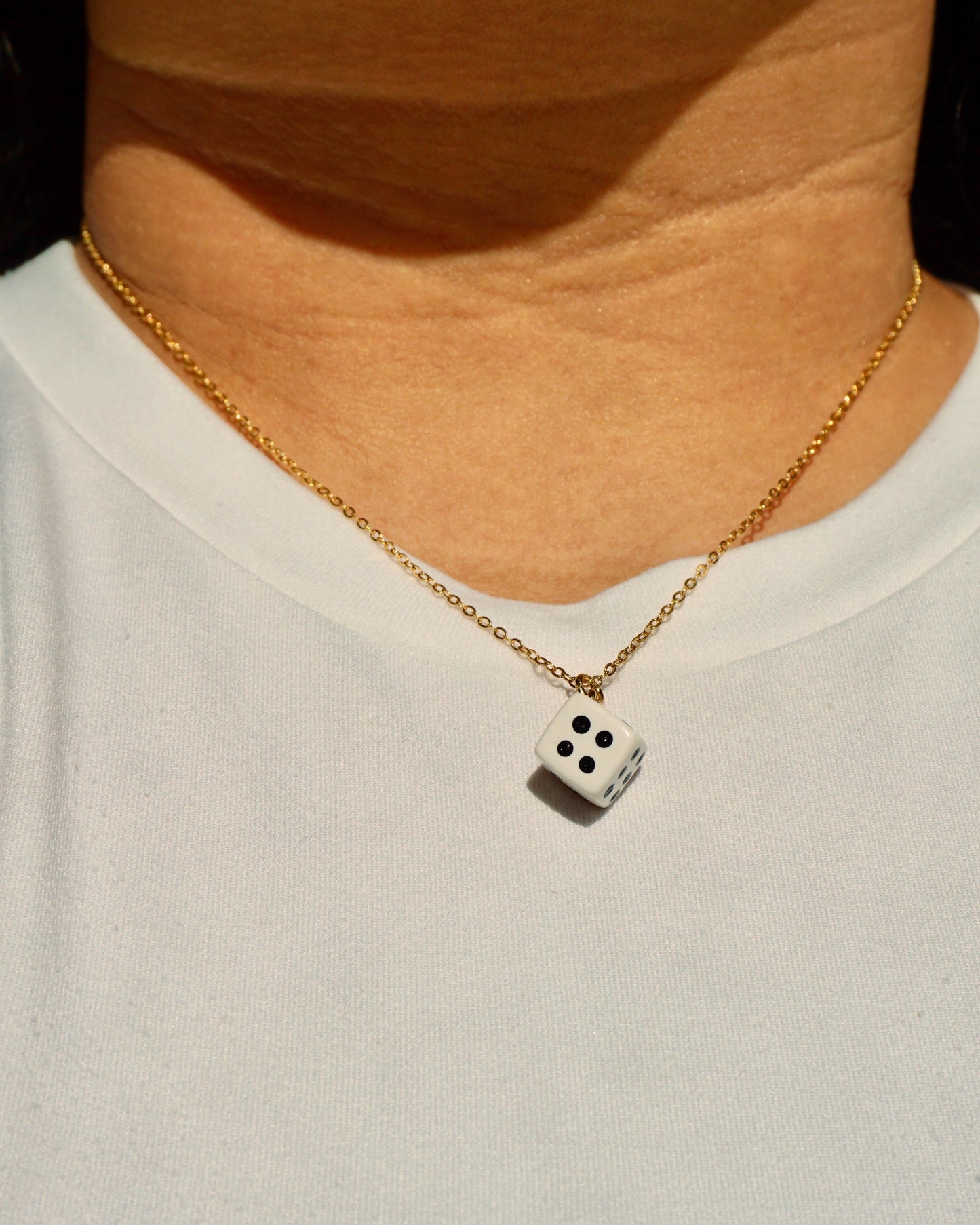 Dice Charm Necklace