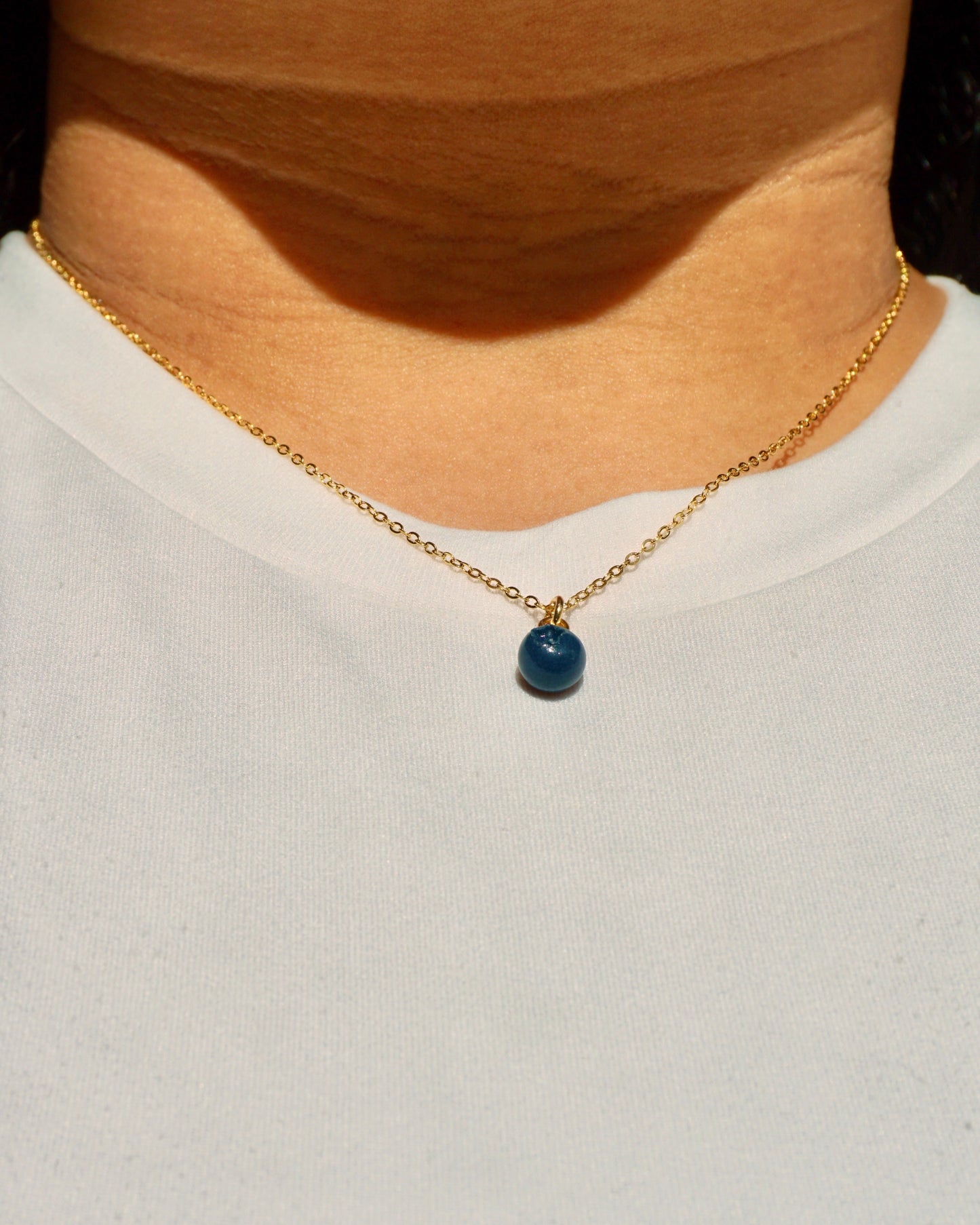 Blueberry Charm Necklace