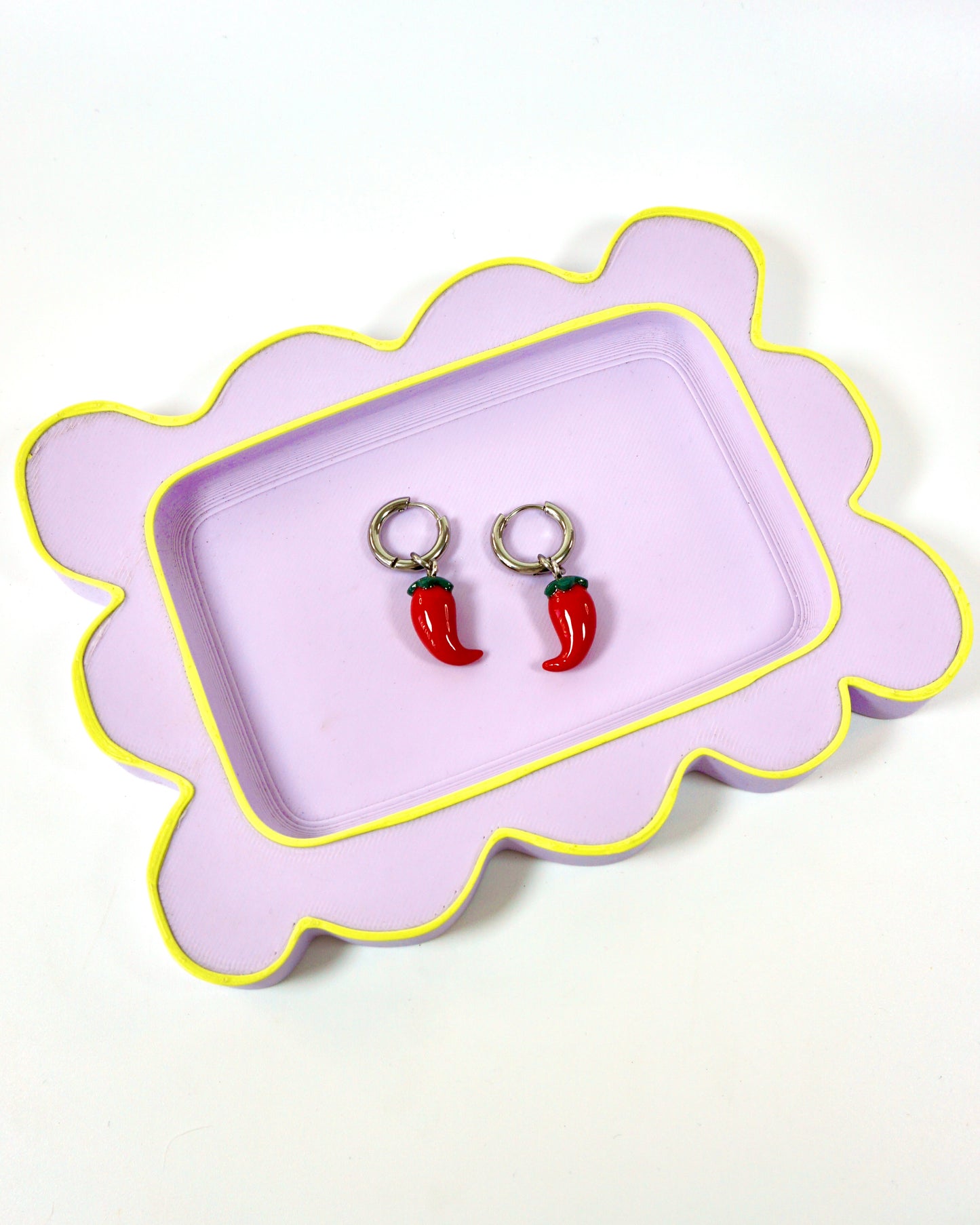 Chili Pepper Charm Earrings