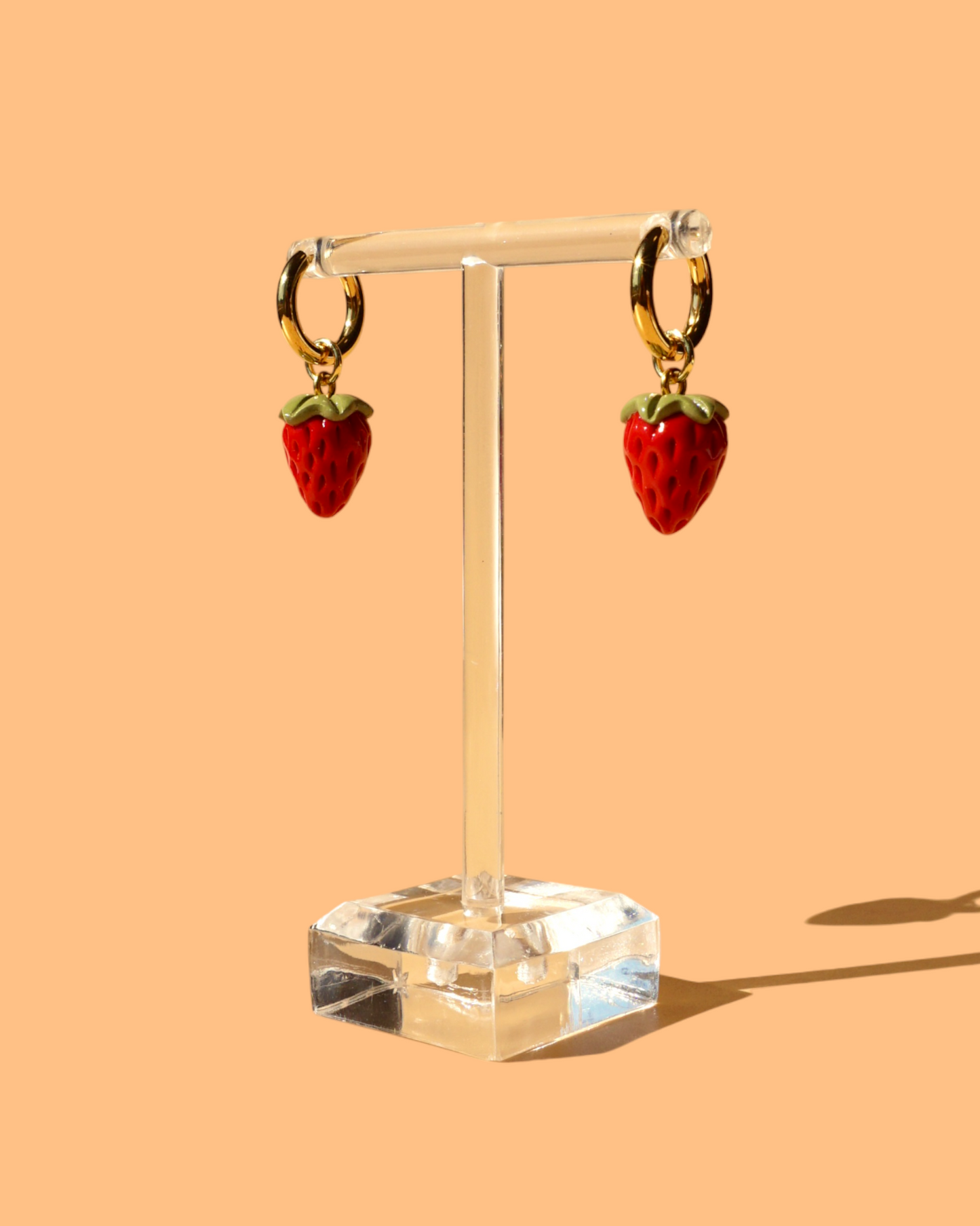 Strawberry Charm Earrings