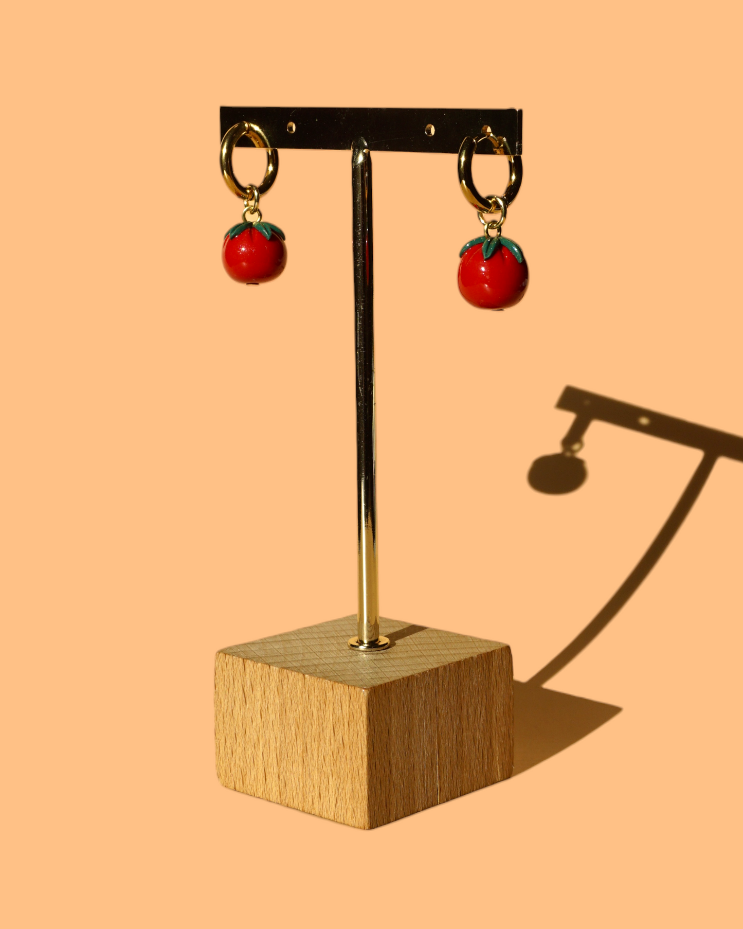 Tomato Charm Earrings