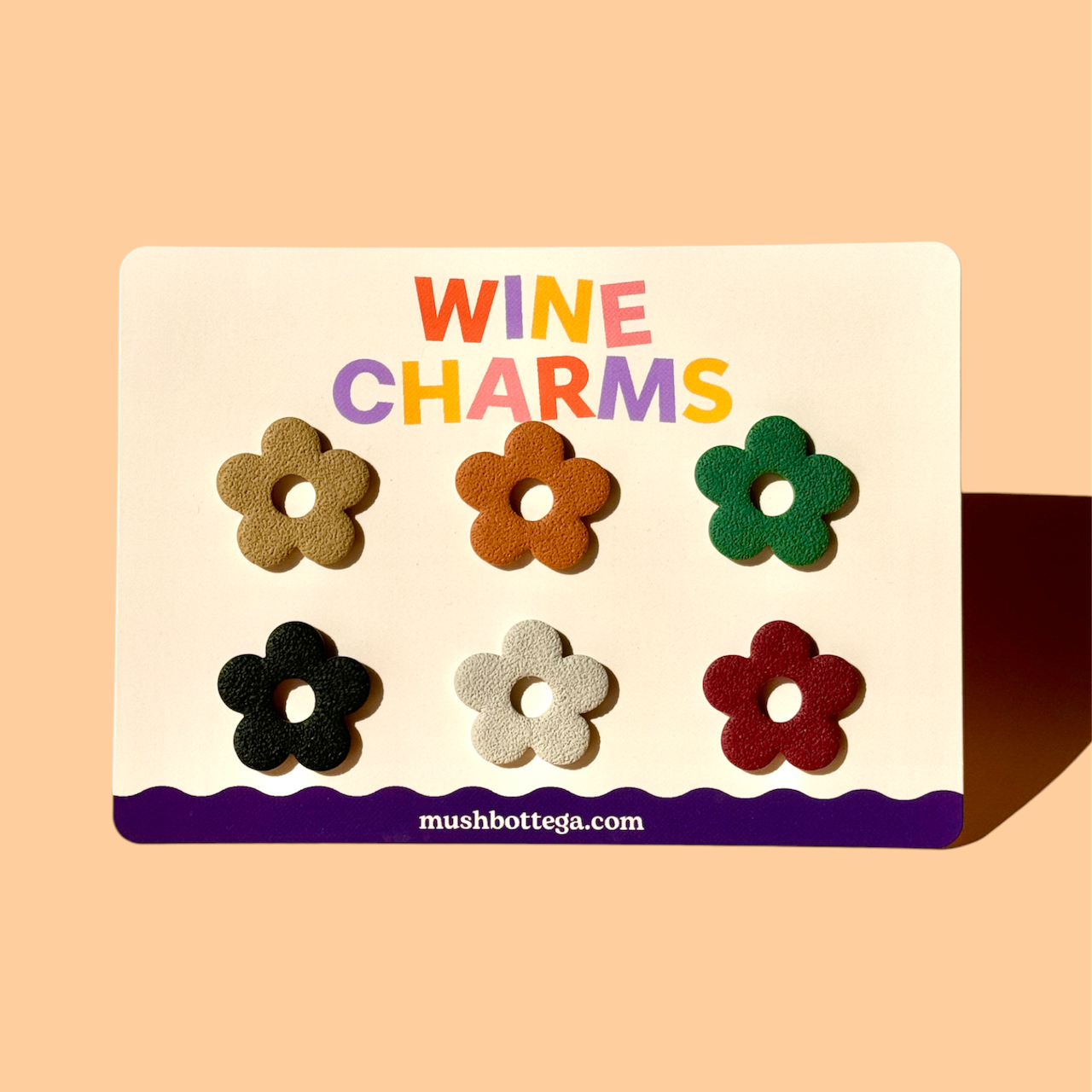 Cozy Pack, Flower Wine Charms