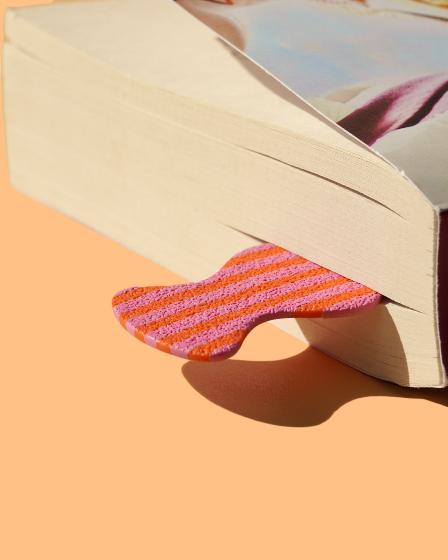 Striped Textured Bookmark