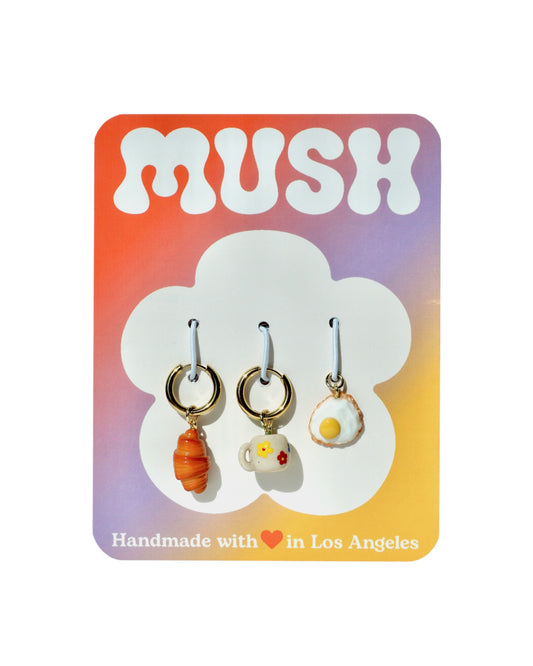 Mix and Match Breakfast Charm Earring Pack