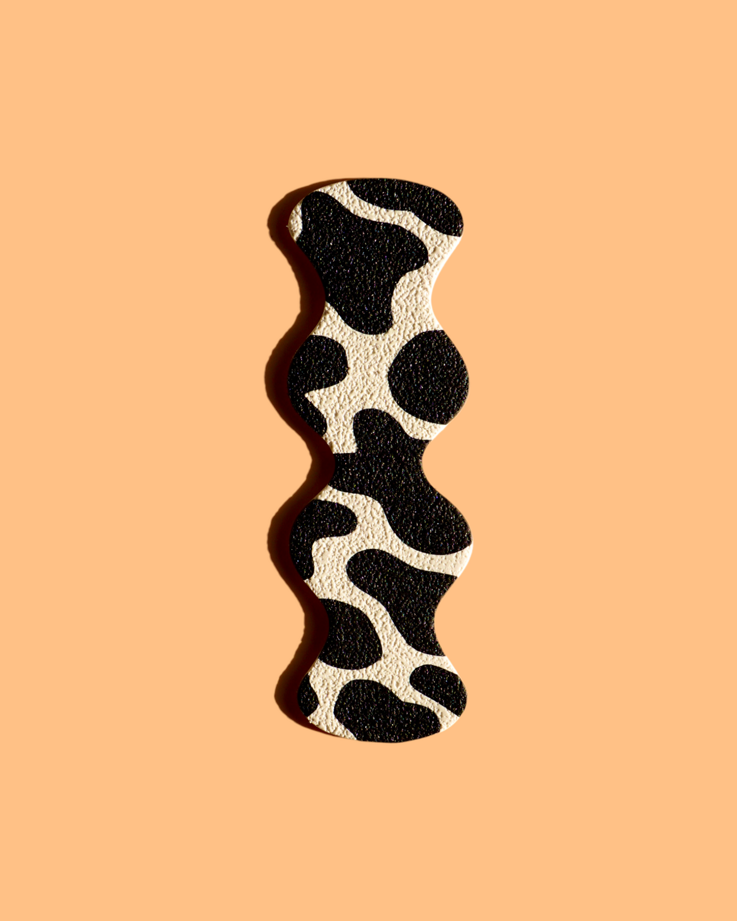 Cow Print Textured Bookmark