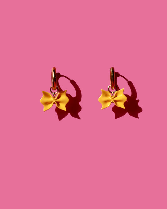 Farfalle Pasta Charm Earrings