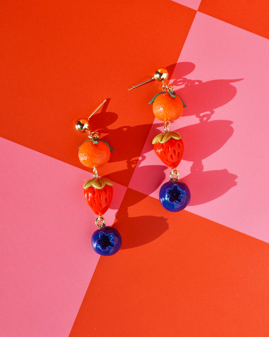 Fruit Dangle Earrings