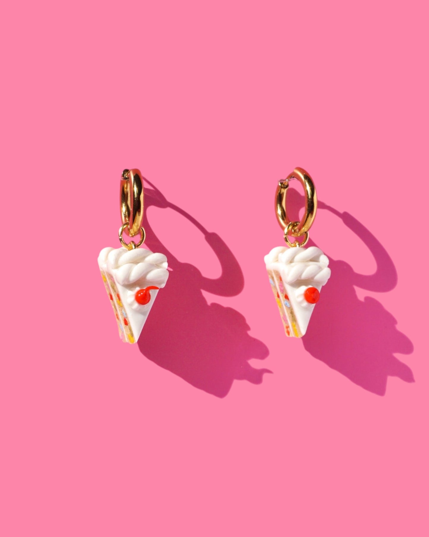 Funfetti Cake Charm Earrings