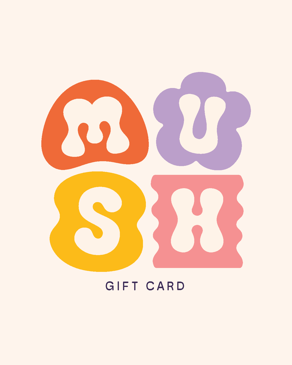 MUSH Bottega Gift Card