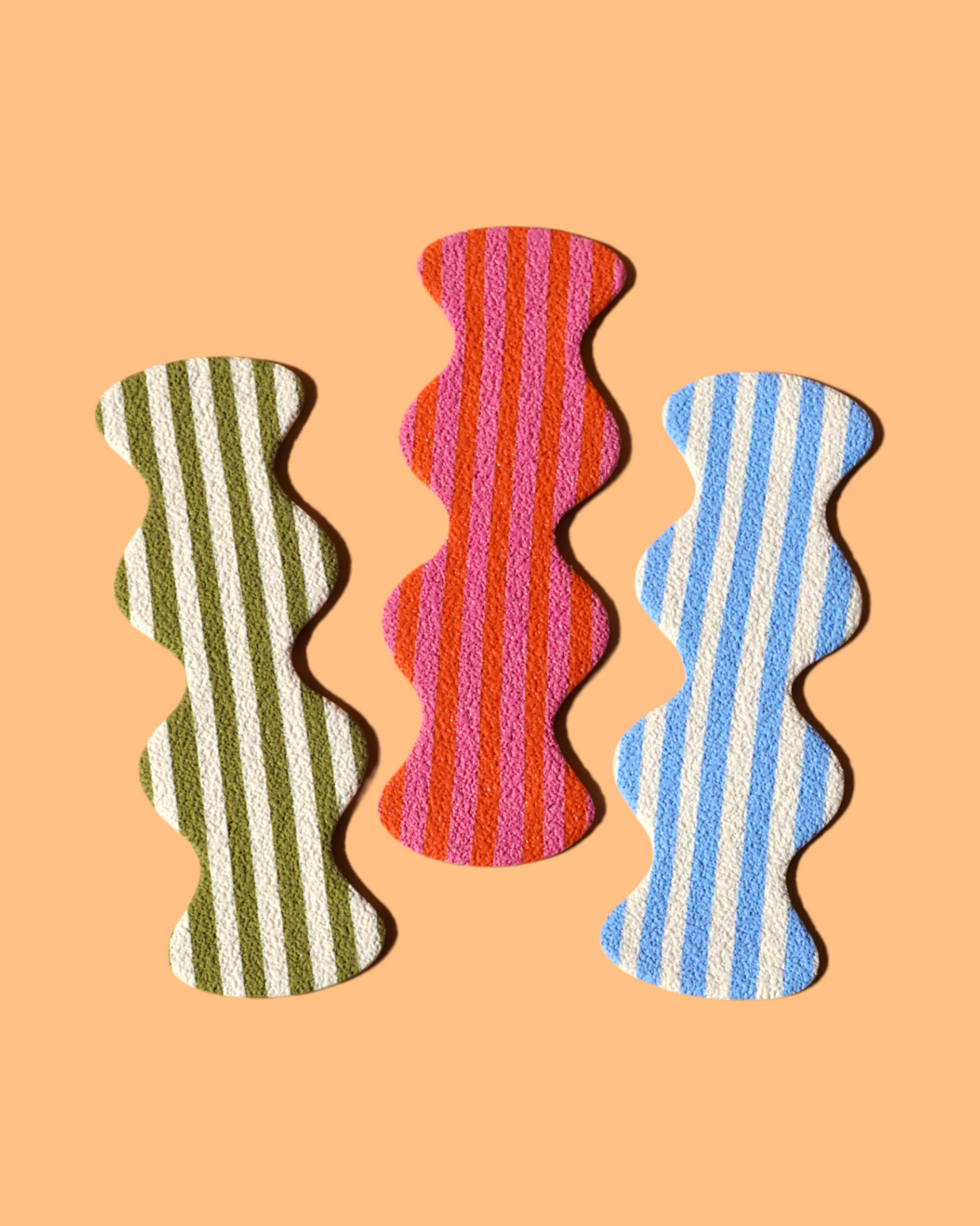 Striped Textured Bookmark