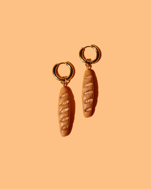 Baguette Charms | Dangle Polymer Clay Earrings