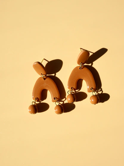 The Coco | Statement Dangle Polymer Clay Earrings