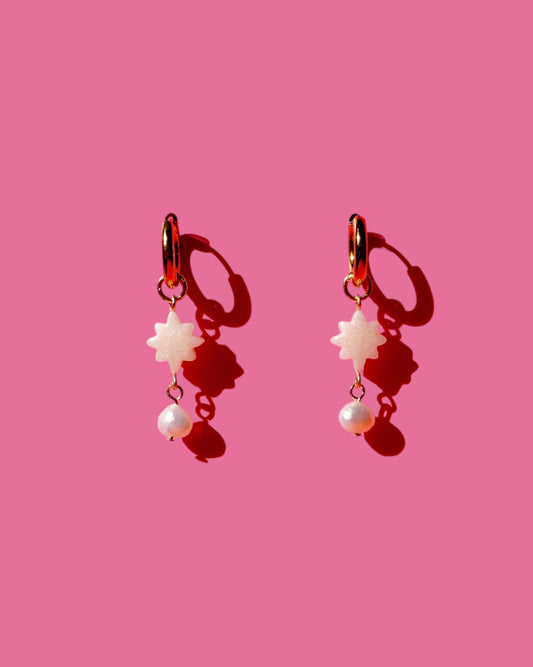 North Star Charm Earrings