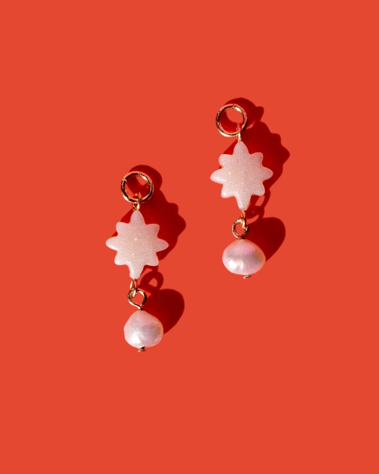 North Star Charm Earrings