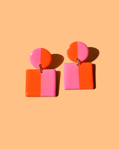 Shapes No. 2 | Summer 24' Basics Collection | Statement Polymer Clay Earrings