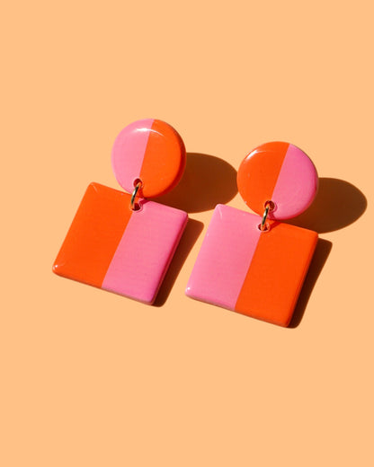 Shapes No. 2 | Summer 24' Basics Collection | Statement Polymer Clay Earrings