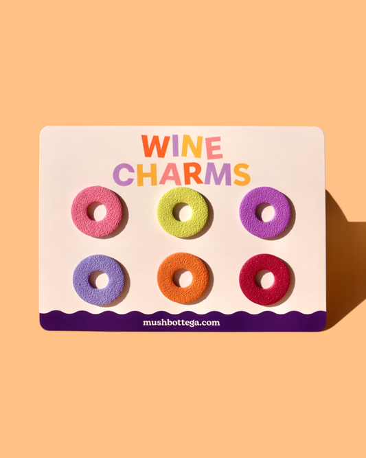 Groovy Pack No. 3 | Circle Wine Charms | Drink Markers
