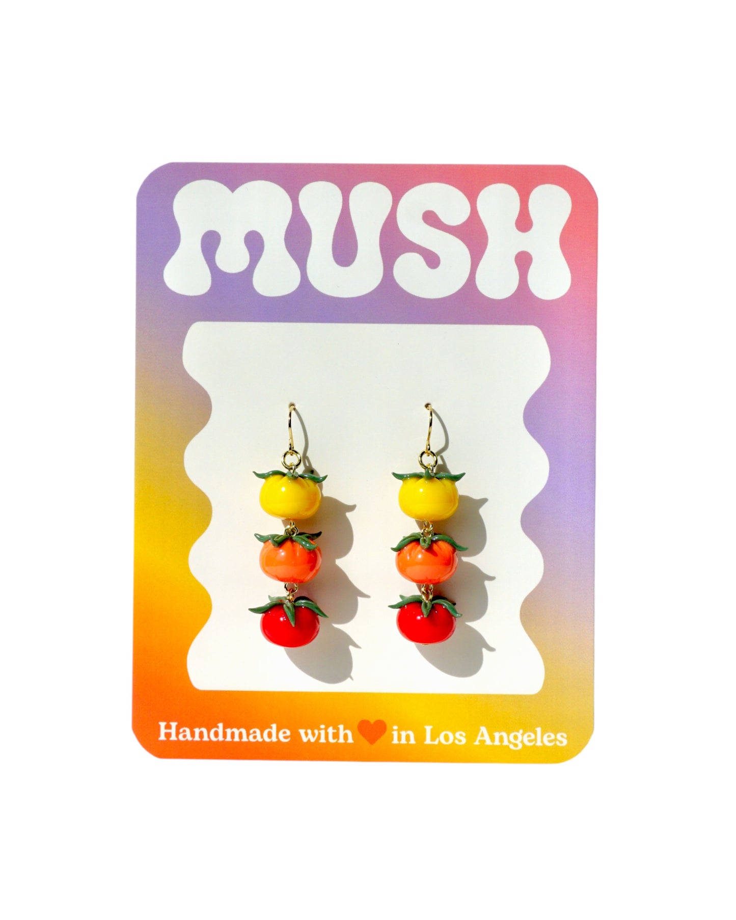 Cherry Tomato Dangle Earrings